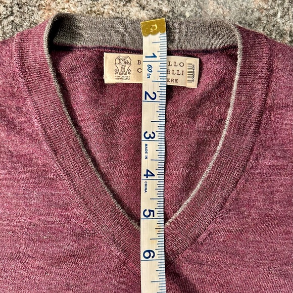Brunello Cucinelli Very Fine Wool-Cashmere Blend Jumper IT/ 52 - Picture 8 of 14